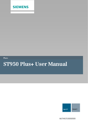 Siemens ST950 User Manual