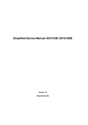 Dell S2721DB Simplified Service Manual