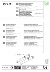 fadini Elpro 43 Manual
