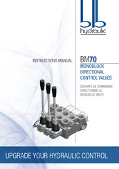 BLB hydraulic BM70 Instruction Manual
