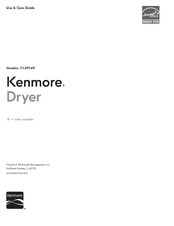 Kenmore 111.6914 Series Use & Care Manual