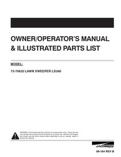 Textron Jacobsen LS340 Owner/Operator's Manual & Illustrated Parts List