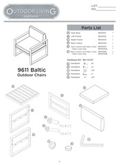 RealFlame Outdoor living 9611 Baltic Quick Start Manual