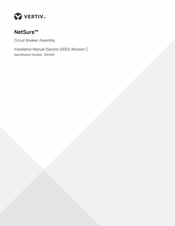 Vertiv NetSure 520406 Installation Manual