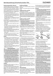 EUCHNER STA4-4121 Series Operating Instructions Manual