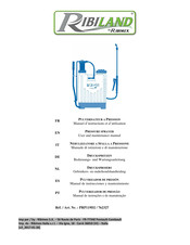 Ribimex 762327 User And Maintenance Manual