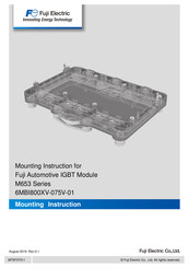 Fuji Electric M653 Series Mounting Instruction
