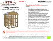 Urban Coop Company Round-Top Stand-Up Coop Assembly Instructions Manual