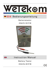 Wetekom 826786 Instruction Manual