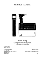 Welch Allyn Micro Tymp 1 Service Manual