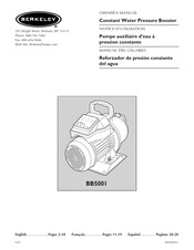 Berkeley BB5001 Owner's Manual
