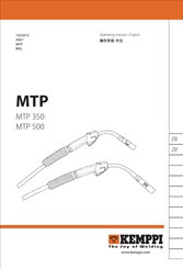 Kemppi MTP 500 Operating Manual