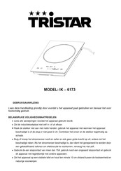 TriStar IK-6173 Manual