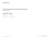 Savant SmartControl 2 Deployment Manual