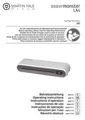 Martin Yale 397 Operating Instructions Manual