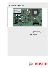 Bosch Conettix DX4020 Installation Manual
