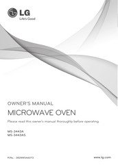 LG MS-3443A Owner's Manual
