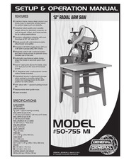 General 50-755 MI Setup And Operation Manual