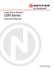 Honeywell NOTIFIER LDM Series Instruction Manual