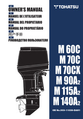 TOHATSU M 70CX Owner's Manual