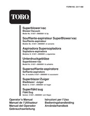 Toro 59000001 Operator's Manual