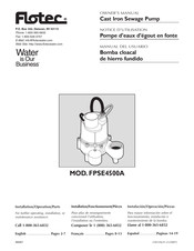 Flotec FPSE4500A Owner's Manual
