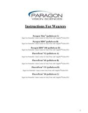 Paragon HDS Instructions For Wearers