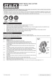 Sealey DC16 Quick Start Manual