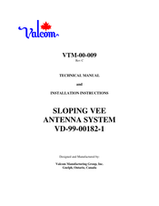 Valcom VTM-00-009 Technical Manual And Installation Instructions