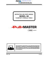 Dover Pull MASTER H8 Instructions And Parts Manual