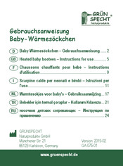 GRÜNSPECHT 135-00 Instructions For Use Manual