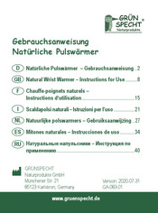 GRÜNSPECHT 145-V2 Instructions For Use Manual