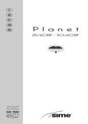 Sime Planet 25-60BF Manual