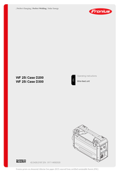 Fronius WF 25i Case D300 Operating Instructions Manual