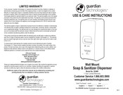 Guardian SD495 Use & Care Instructions Manual
