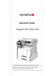 Olympia Omega D 401 Operation Manual