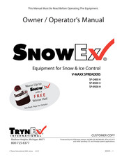Trynex SnowEx V-MAXX SP-2400 H Owner's/Operator's Manual