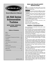 Berkeley 6S Series Owner's Manual
