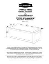 Rubbermaid 1Q14 Assembly Instructions Manual