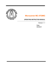 Microcanner MC ATOMIC Operating Instructions Manual