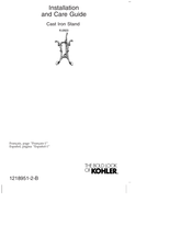 THE BOLD LOOK OF KOHLER 1218951-2-B Installation And Care Manual