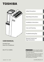 Toshiba RAC-PT1411HWRU User Manual