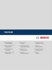 Bosch VLS 5140 A Initial Operation Instruction
