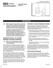 U-Line H-6112 Manual