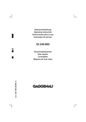 Gaggenau GI 246-960 Operating	 Instruction