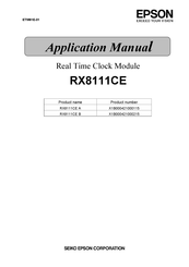 Epson RX8111CE Applications Manual