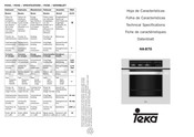 Teka HA-870 Technical Specifications