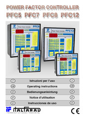 ITALFARAD PFC 12 Operating Instructions Manual