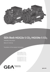 GEA HGX22e/85-4 S CO2 Assembly Instructions Manual