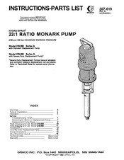 Graco HYDRA-SPRAY 218-059 A Instructions-Parts List Manual